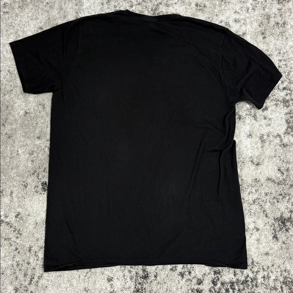 Hanes Black Tee with Cat and Taco Design - Picture 2 of 2